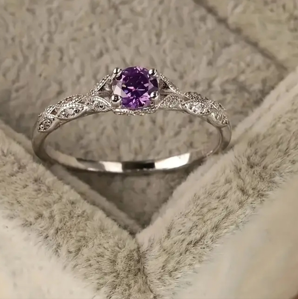 Amethyst Zircon Cutie!! - Picture 3 of 5